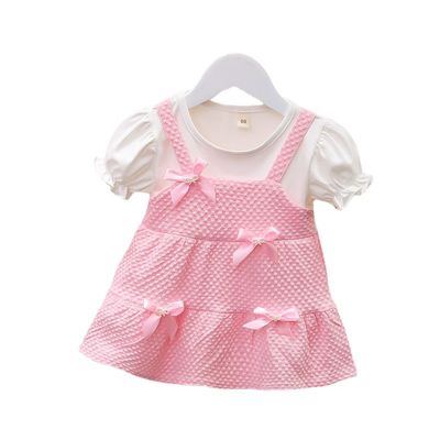 Imported 👗Summer Cotton Princess Dress – Korean Style Baby Girl Outfit_img_3