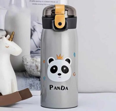 Portable kids thermos flask bottle with straw_img_2