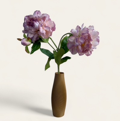 Artificial Genus Paeonia Flower With Vase_img_1