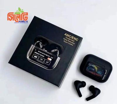 AirPods A9 Pro 2024 Earbuds (Black) | ANC/ENC with LED Touch Screen (Code: 412300)_img_2