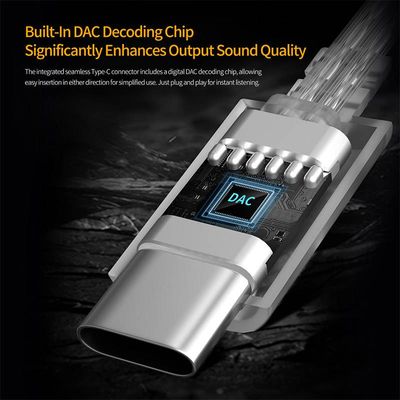 KZ Type-C 4 Core OFC Silver Plated Earphone Cable with Mic_img_4