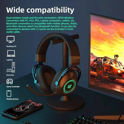 KZ GP20 2.4Ghz Wireless Bluetooth Gaming Headset_img_4