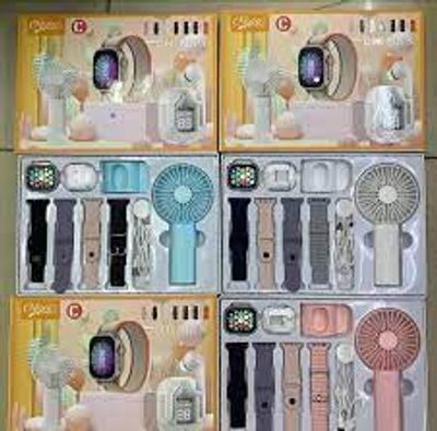 D96 Plus Smart Watch Set Mini Fan Earphone Watch_img_1