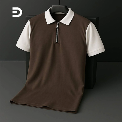 Cool & Stylish Premium Quality Zipper Polo_img_2