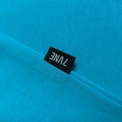 Solid (Bright Sky Blue) Premium Oversized Drop Shoulder T-shirt_img_3