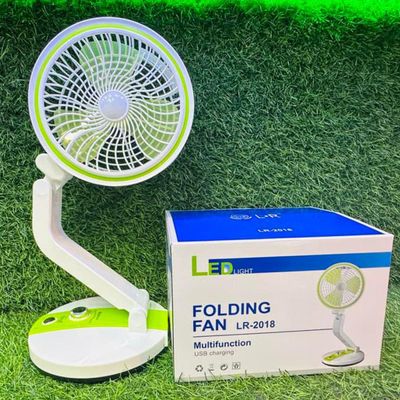 Rechargeable Folding Fan with LED Light LR-2018_img_3
