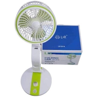 Rechargeable Folding Fan with LED Light LR-2018_img_1