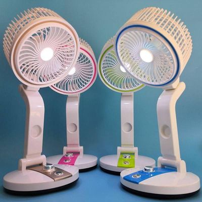 Rechargeable Folding Fan with LED Light LR-2018_img_8