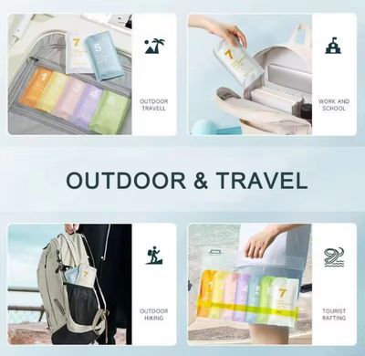 Emergency Pocket Raincoat for Kids only | 3/6 Pieces Combo Pack | Multiple Color_img_15