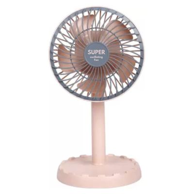 Rechargeable Portable Mini Table Fan jy super Strong Wind Left to Right Moveing 45 Degrees_img_1