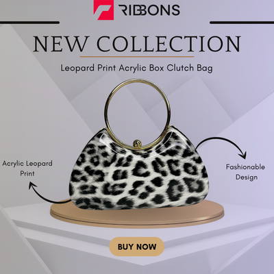 Leopard Print Acrylic Box Clutch Bag_img_1