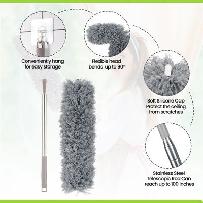 Microfiber Multipurpose Extendable Duster LD-1909_img_9