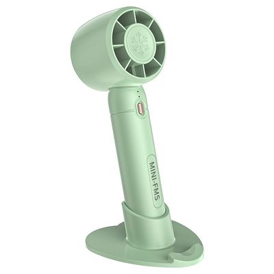 RECHARGEABLE PORTABLE HANDHELD MINI FAN THREE SPEED CONTROL WITH PHONE STAND AND EASY TO CARRY_img_2