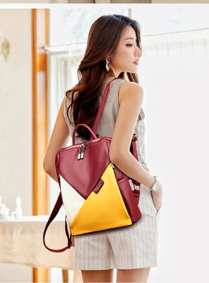 Women Backpacks pu Leather Rucksack Female School Book Bag Female Shoulder Bags for Teenage Girls Outdoor Travel Bag