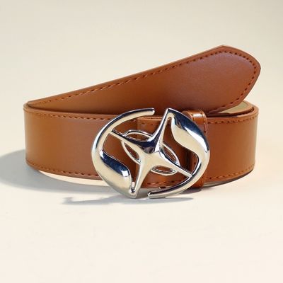 Y2K Single Star Belt - BROWN_img_0