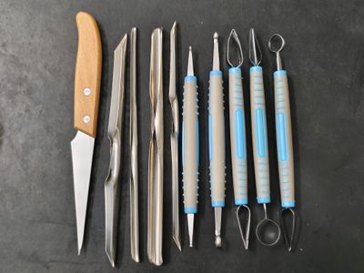 Carving Tools Chef Stainless Steel UV Stab Knife Sharp Kitchen Fruit and Vegetable Carving Knife Complete Set_img_2