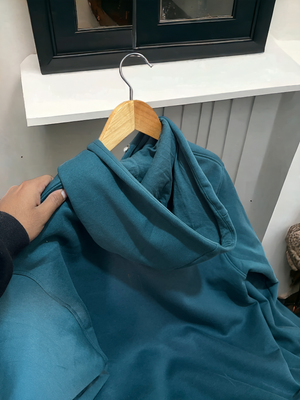 Aqua blue oversized Hoodie_img_1