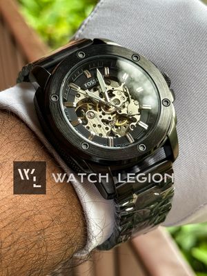 FOSSIL AUTO CHAIN NEW FULL BLACK_img_1