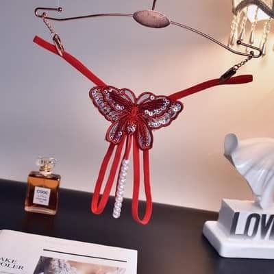 Premium Butterfly Thong Panty With Pearl_img_0