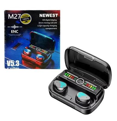 M27 TWS Wireless Earphones Bluetooth5.3 Stereo Headphones Sport Waterproof Earbuds Headset_img_7