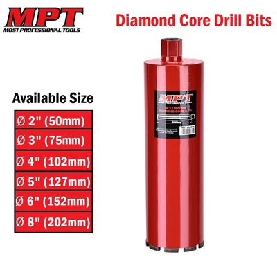 Diamond Sharp Core Drill Bits ( 2" | 3" | 4" | 5" | 6" | 8" ); Model : MJ15002_img_0