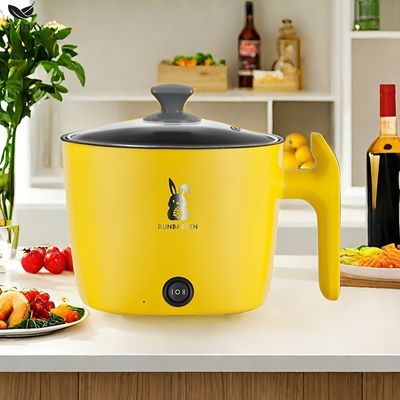 Electric Rice Cooker Household 220V Hot Pot cooker For Students Dormitory Multi-functional Electric Cooking Machine Nonstick Pan_img_4