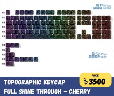 Topographic Keycap - Full Shine Through_img_0