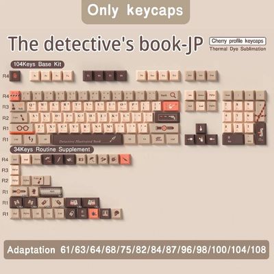 The Detective's Book 138 Keycaps Set - JP - Cherry_img_0