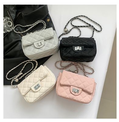 Chanel style diamond chain bag women's 2025 new style trendy Korean version small square bag versatile shoulder messenger bag_img_0