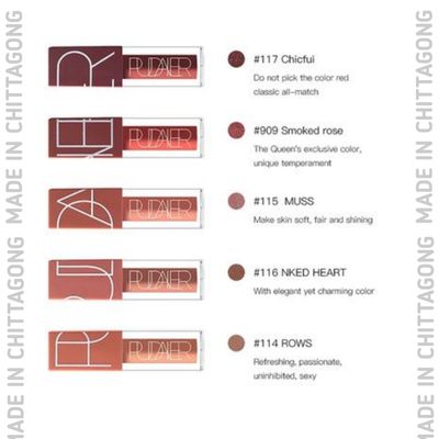Pudaier Waterproof Long Lasting Matte Liquid Lipstick Matte Lipstick Gloss Set Lipstick Set - 5 pcs_img_1