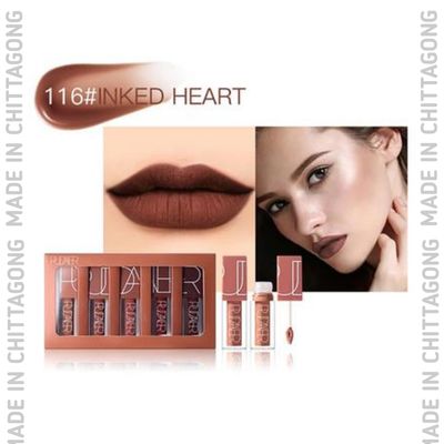 Pudaier Waterproof Long Lasting Matte Liquid Lipstick Matte Lipstick Gloss Set Lipstick Set - 5 pcs_img_4