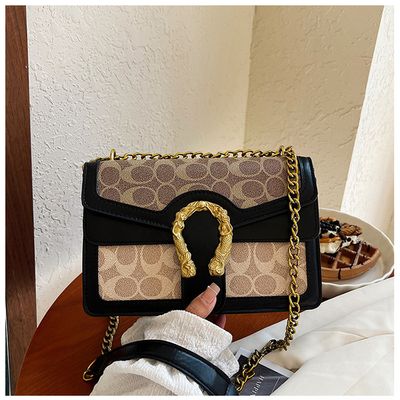 Premium Two compartment with chain Shoulder bag_img_1