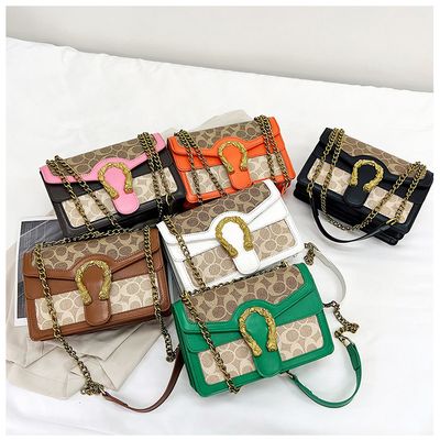 Premium Two compartment with chain Shoulder bag_img_5