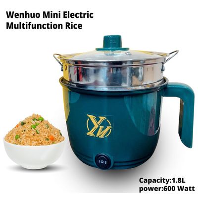 Mini Electric Rice Cooker 1.8L Non-stick Cooking Machine Double Layer Hot Pot Multifunction Electric Cooker 220V_img_4