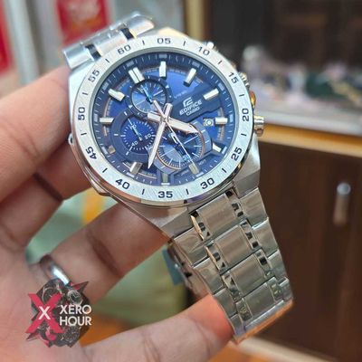 Edifice Master Grade || Japan Movement | Chain Style | New Heavy Blue Weight_img_0