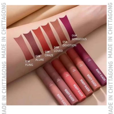 Beauty Glazed Matte Liquid Lipstick Mini Outfit - 8pcs Set_img_3