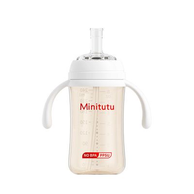 🍼 Minitutu PPSU Bottle – ৬ মাসের বেশি বয়সী শিশুদের জন্য BPA-Free & Heat-Resistant ✅