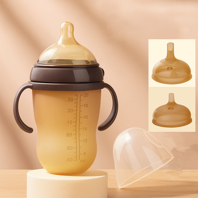 🍼 Newborn Silicone Baby Bottle – 💨 Anti-Flatulence & 🚫 Anti-Choking | নবজাতক সিলিকন বেবি বোতল – 💨 অ্যান্টি-ফ্ল্যাটুলেন্স & 🚫 অ্যান্টি-চোকিং