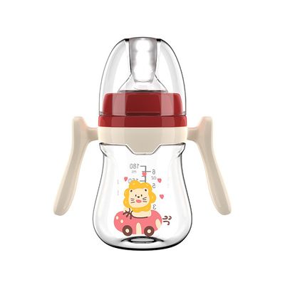 🍼 Infant Wide-Caliber Bottle – 180/240/280ml, with Handle (No Straw) | 👶 ইনফ্যান্ট ওয়াইড-ক্যালিবার বোতল – ১৮০/২৪০/২৮০মিলি, হ্যান্ডেলসহ (🚫 স্ট্রা নেই)_img_2