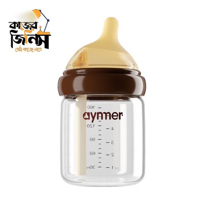 🍼 Newborn Glass Bottle – Anti-Choking & Anti-Flatulence | 👶 নবজাতক গ্লাস বোতল – অ্যান্টি-চোকিং & অ্যান্টি-ফ্ল্যাটুলেন্স_img_4