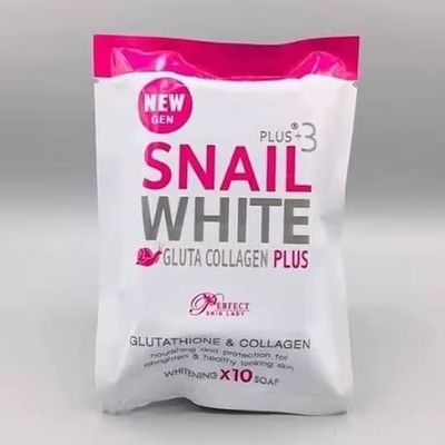 Snail White Gluta Collagen Plus+3 10X Whitening soap 80g_img_0