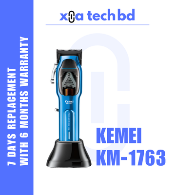 KEMEI KM-1763 high speed Rechargeable Professional  Hair Trimmer For Men_img_0