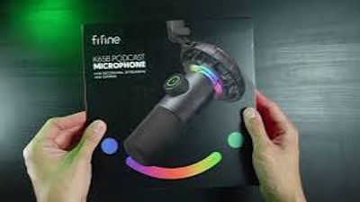 FIFINE K658 USB Dynamic Cardioid Podcast Microphone With A Live Monitoring, Gain Control, Mute Button ._img_2
