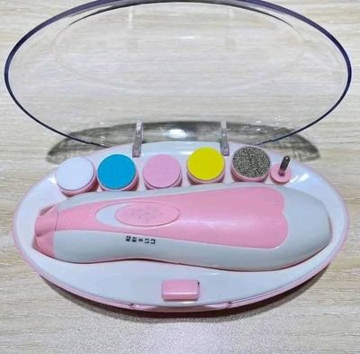 Electric Baby Nail Trimmer Set with LED Light_img_0