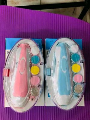 Electric Baby Nail Trimmer Set with LED Light_img_1