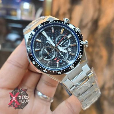 Edifice Master Grade || Japan Movement | Chain Style | Carbon Edition Light Black_img_2