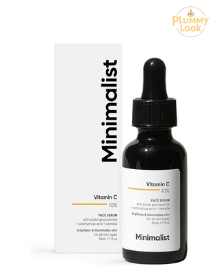 Minimalist Dull Skin, Dark Spots & Uneven Tone Treatment 10% Vitamin C Face Serum | Formulated & Tested for Sensitive Skin with Ethyl Ascorbic Acid & Pha | All Skin Types|For Men & Women | 30Ml_img_0