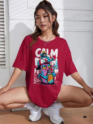 Calm Down Premium Drop Shoulder T-shirt - 05_img_1