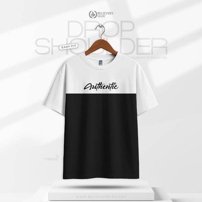 Waffle Drop Shoulder T-shirt 5 pcs_img_4