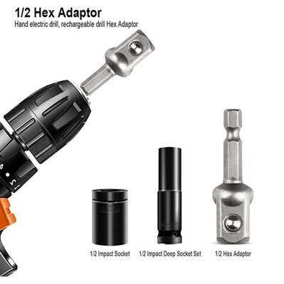 HARDEN Impact Short Socket 1/2" Drive ( 8 | 9 | 10 | 11 | 12 | 13 | 14 | 15 | 16 | 17 | 18 | 19 | 21 | 22 | 23 | 24 | 27 | 30 | 32 mm ), Short Socket, 6PT; Model:  536508 to 536532_img_9